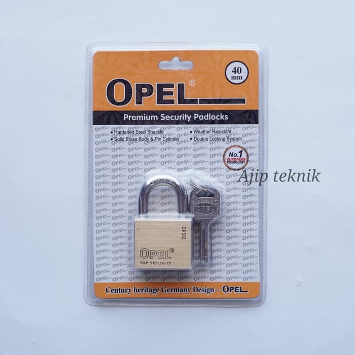 Gembok 40mm Pendek OPEL