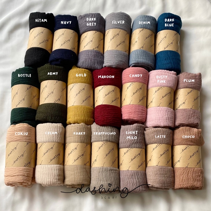 [𝗖𝗟𝗘𝗔𝗥𝗔𝗡𝗖𝗘 𝗦𝗔𝗟𝗘] PASHMINA CRINKLE SHAWL | PASHMINA KUSUT | PASHMINA TURKI
