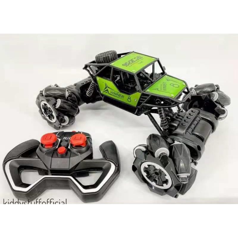 MOBIL REMOTE BIG FOOT 4WD dan STUNT ROLLING CAR