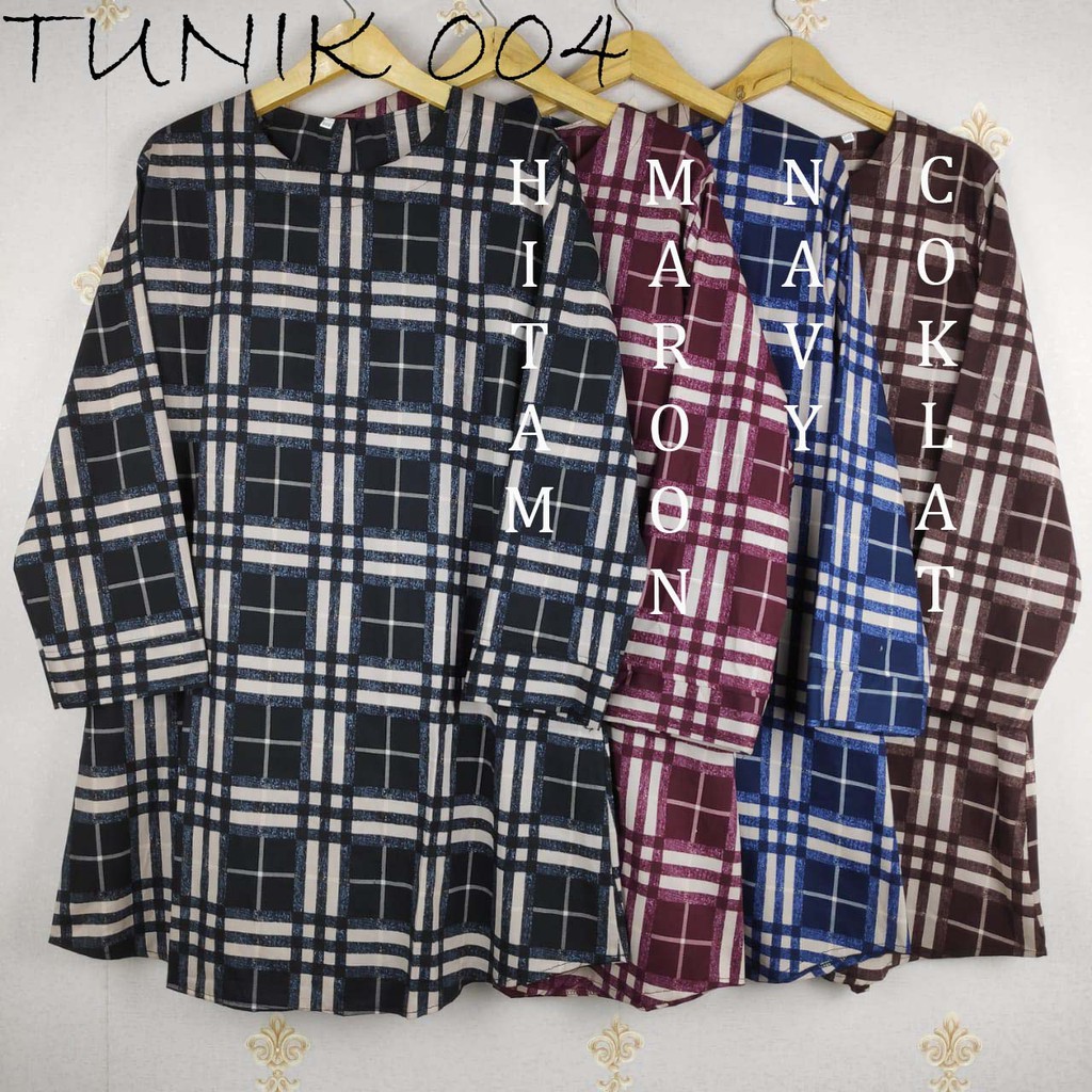 ATASAN TUNIK KATUN STRECH/ TUNIK WANITA BATIK/ TUNIK STRECH XL &amp; XXXL