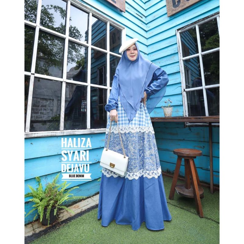 haliza syari Dejavu Blue denim