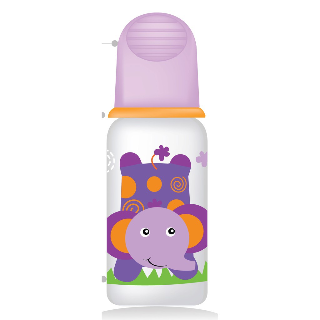 Baby Safe Feeding Bottle 125ml Ungu JS003