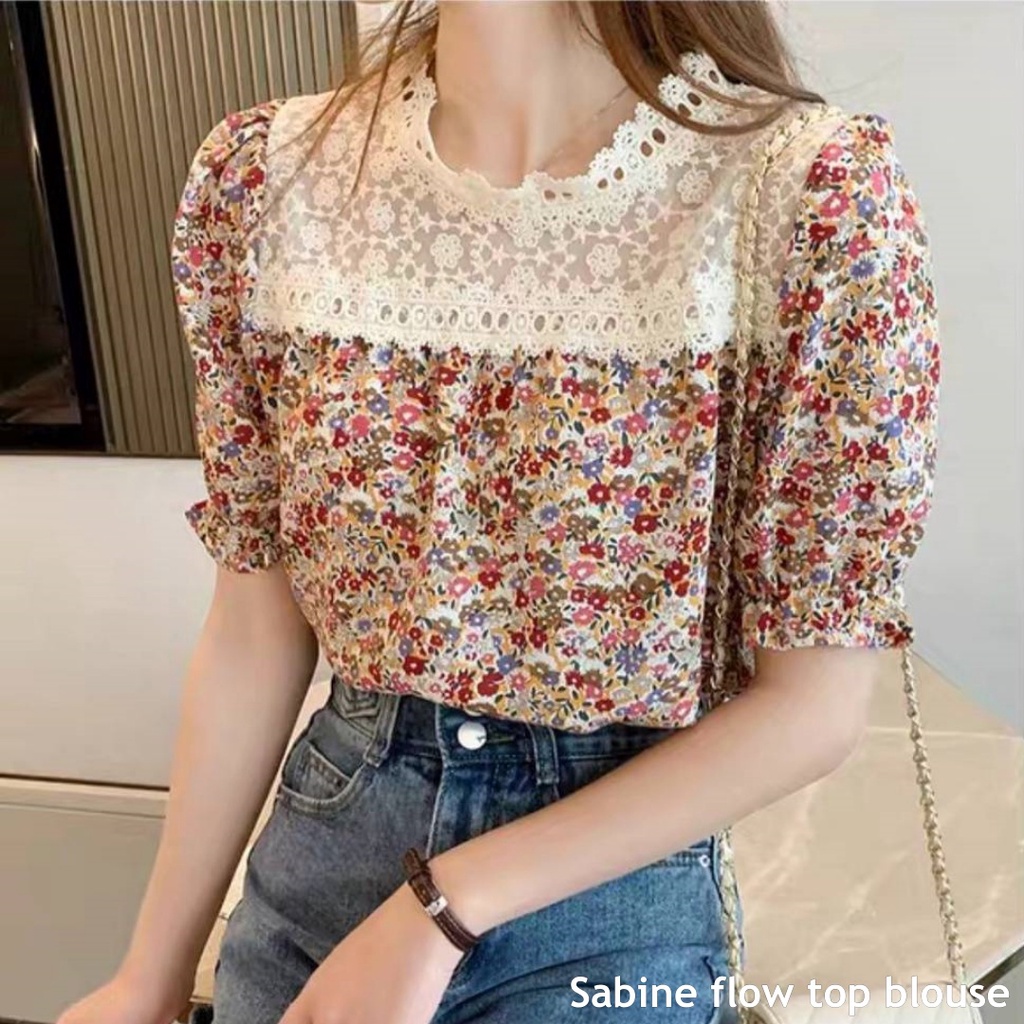 Sebina flow top blouse - Thejanclothes