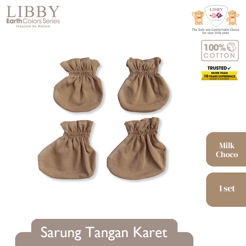 Libby STK Comfy Series - Sarung Tangan dan Kaki Bayi Earth SNI