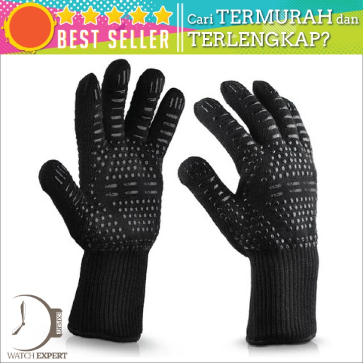 BISA COD Sarung Tangan Anti Pisau Dan Anti Panas Heat Resistant Oven Gloves