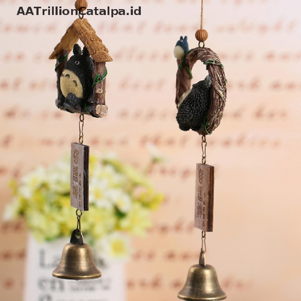 (AATrillionCatalpa) Wind Chime / Genta Angin Model Kartun Totoro Untuk Dekorasi Rumah / Hadiah