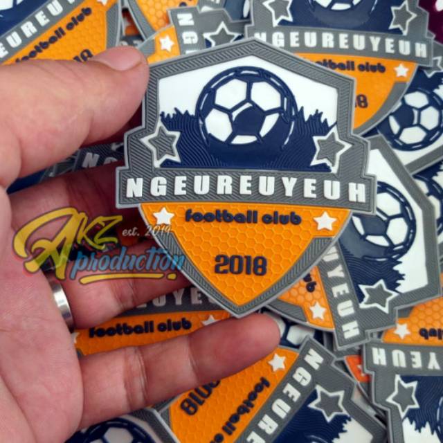 Patch football club logo custom