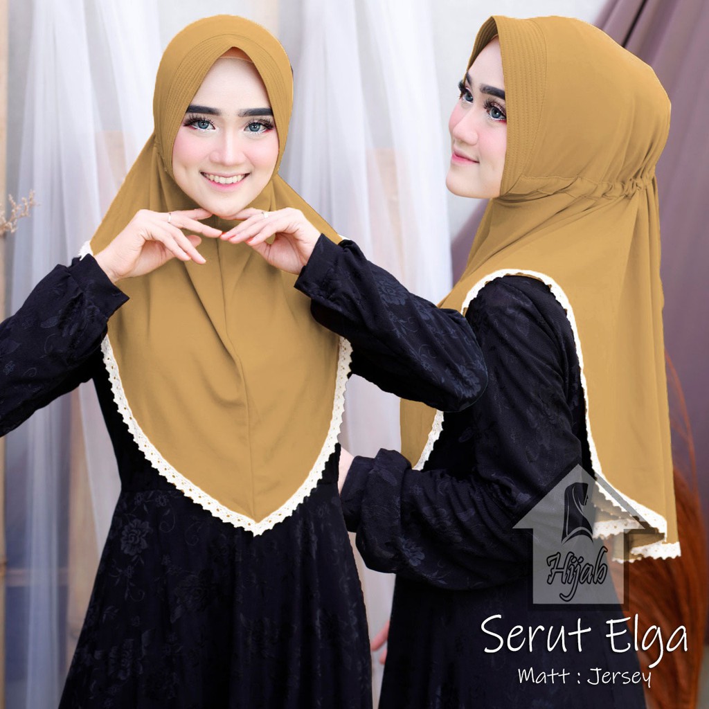 JILBAB INSTAN JERSEY TERBARU HIJAB BERGO SERUT ELGA KERUDUNG INSTAN BERGO TERMURAH RUMAH HIJA'B-Kubus