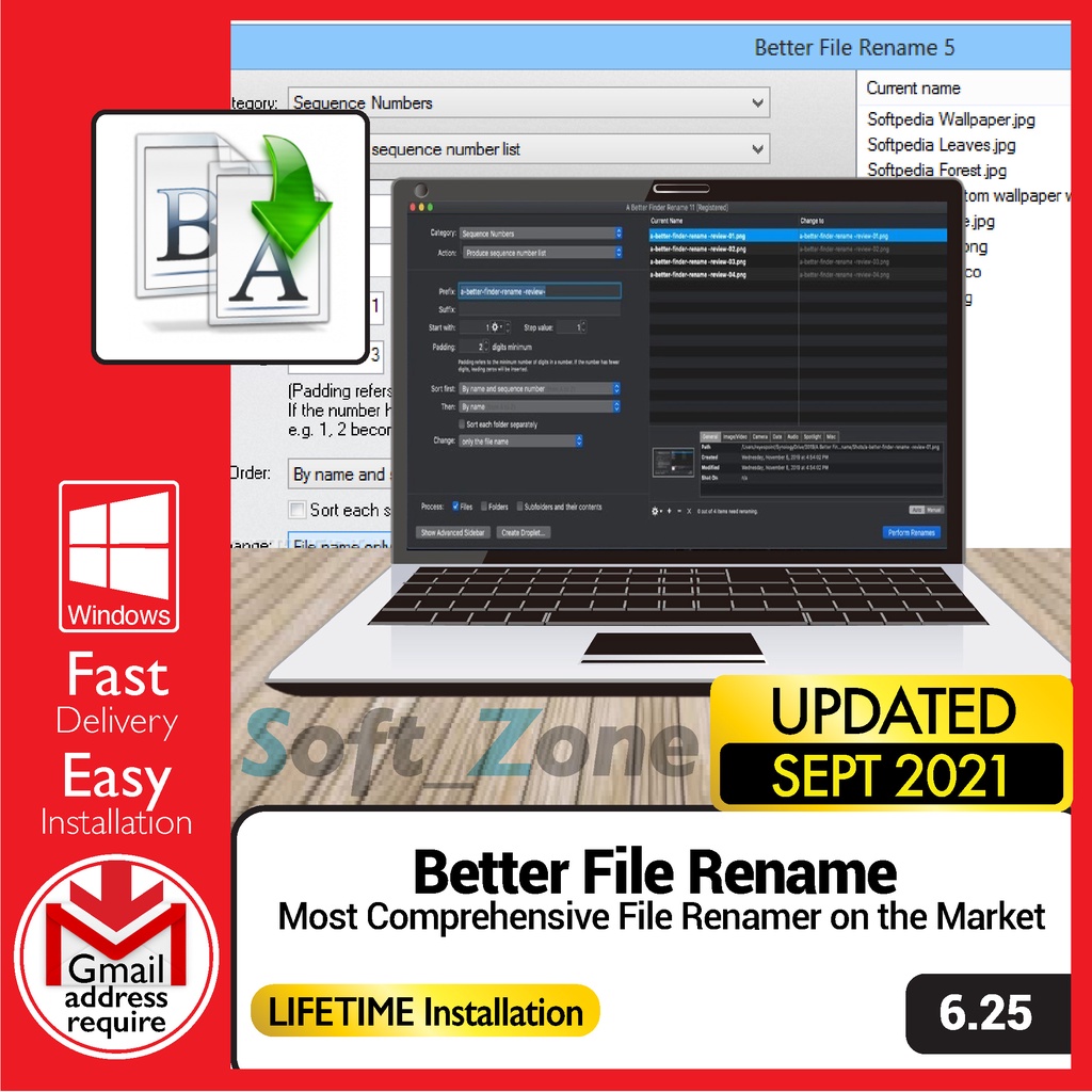 

Bttr Fl Rnm 6.25 - Mst Cmprhnsv Fl Rnmr n th Mrkt 6.25