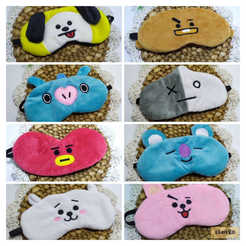 Bt21 Eye Sleep Mask Penutup Mata Tidur Bts Bt21 Termurah Shopee Indonesia