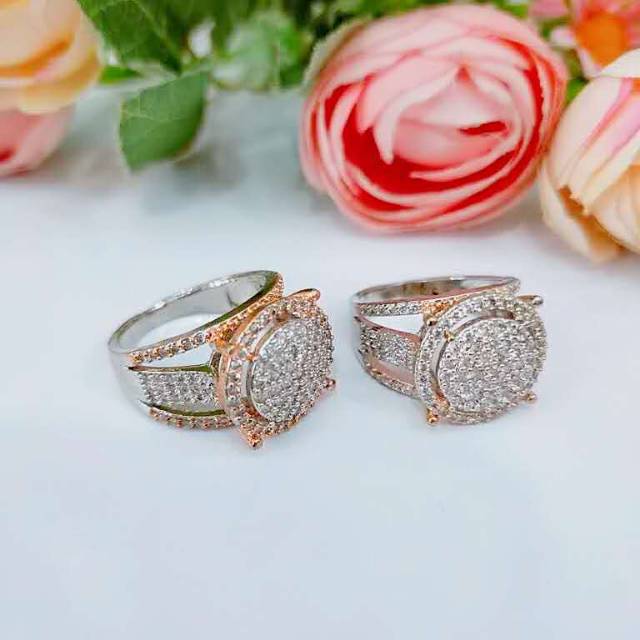 Cincin kombinasi full mata B037-039