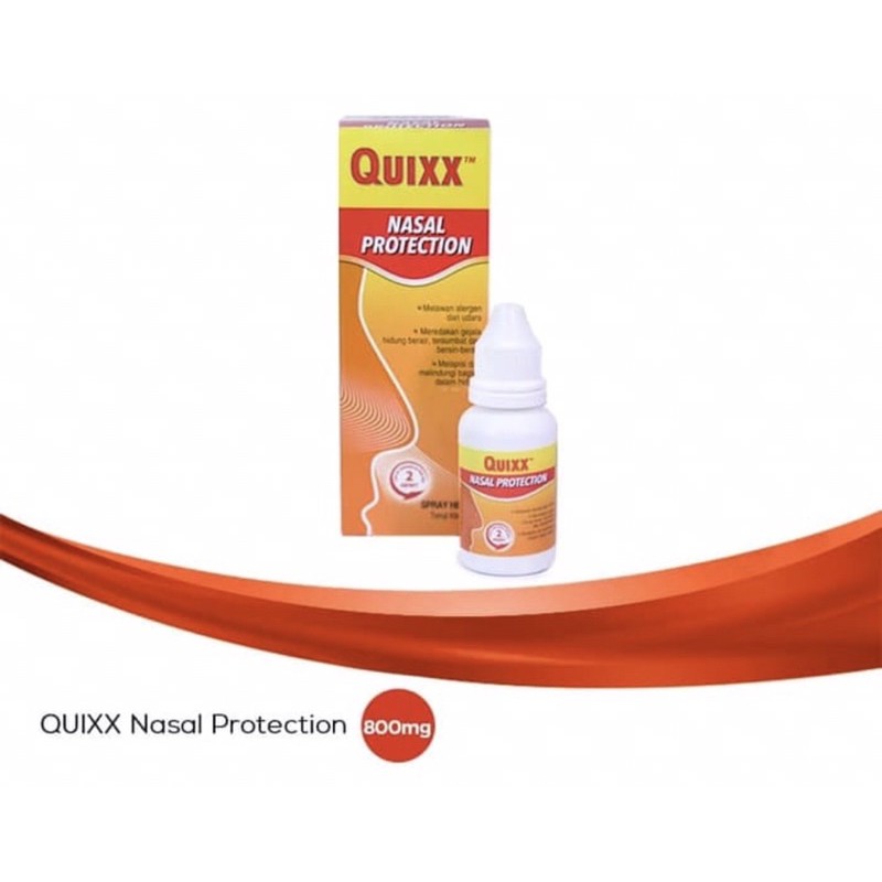 Quixx nasal protection spray ( melindungi hidung dari kuman )