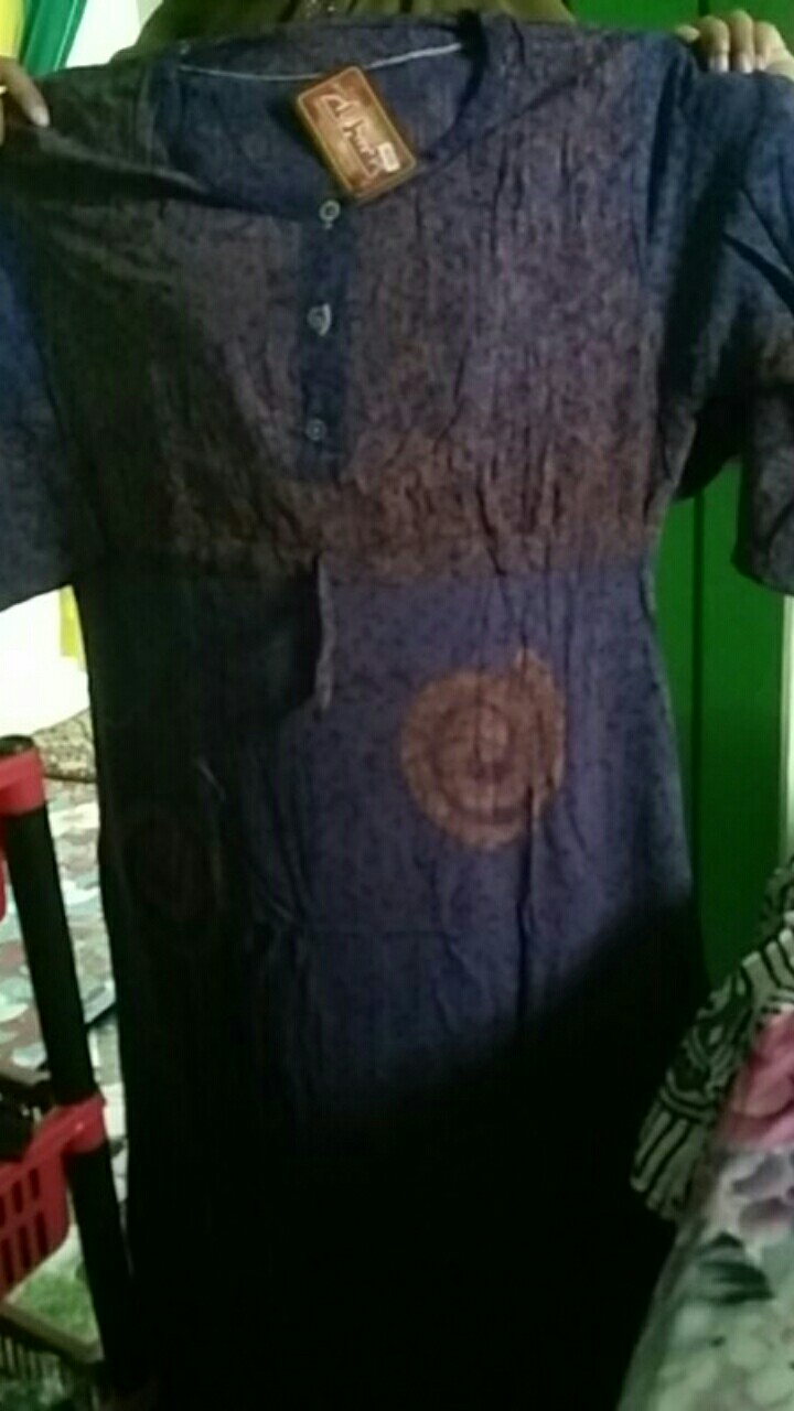 Longdres Sekdres Batik Maura Cap Pekalongan