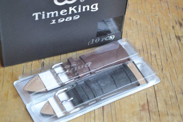 Strap Tali Jam tangan Kulit Time king corak size 30mm