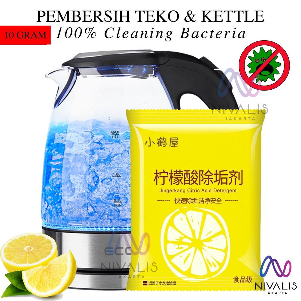 TGM - BUBUK PEMBERSIH KETEL LISTRIK PANCI ALAT DAPUR DAN RUMAH TANGGA SERBUK PEMBERSIH SERBAGUNA KETTLE TEKO TERMOS LISTRIK NODA STAIN ANTI KARAT ASAM SITRAT