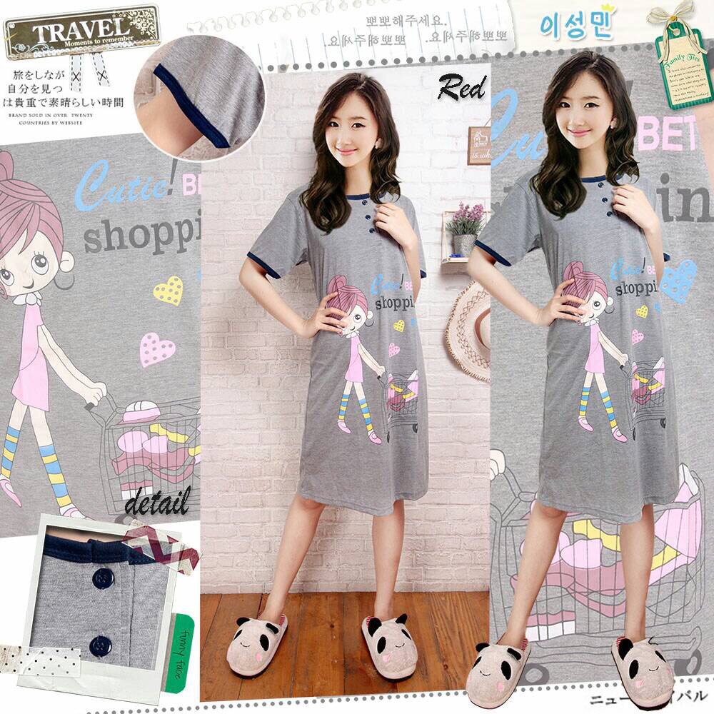 Daster Wanita/ Fashion Wanita/Daster Fashion/Daster Cute Girl