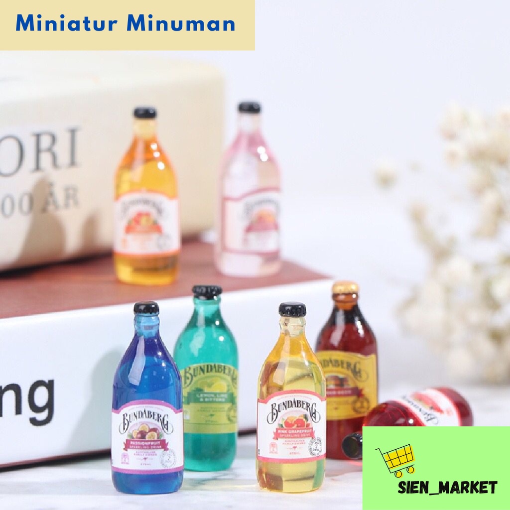 Miniatur Minuman Soda Minuman Root Beer SIEN MARKET Miniatur Kitchen Accessories Bentuk Minuman Mini