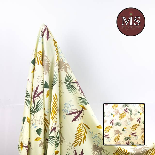 Kain Maxmara Hermes Printing Motif bunga Premium ( Motif B )