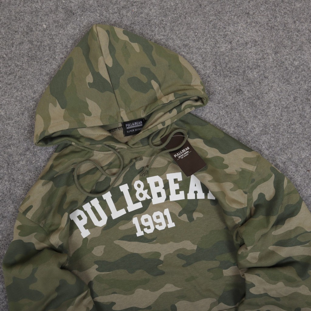 JAKET SWEATER HOODIE P&amp;B 1991 CAMO SABLON UNISEX PREMIUM QUALITY