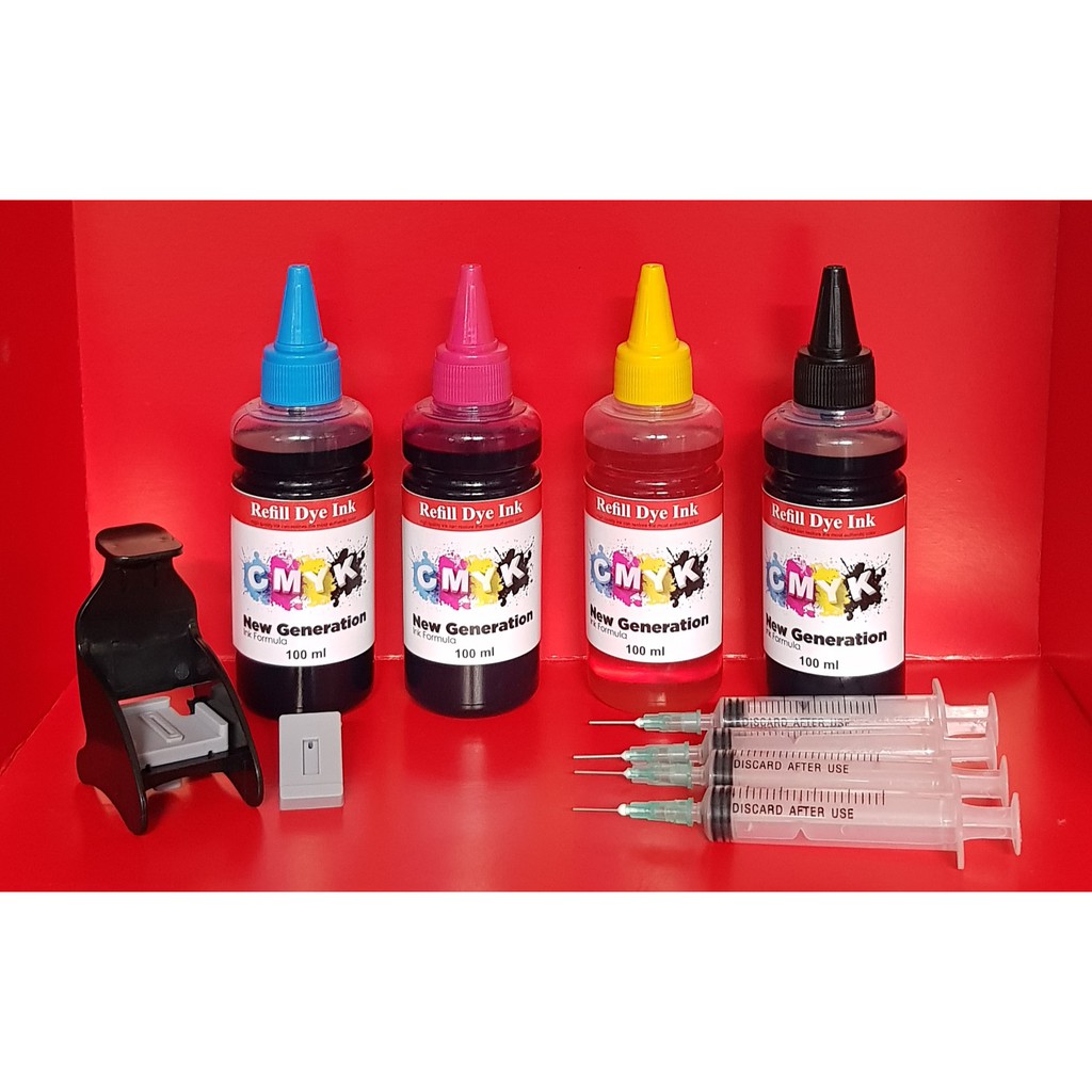 

HP 680 803 802 678 TINTA 400ML BERIKUT TOLL REFILL EXTRA SUNTIKAN