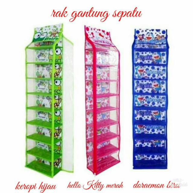 Rak sepatu gantung shafira olshop asli jember grosir bisa cod