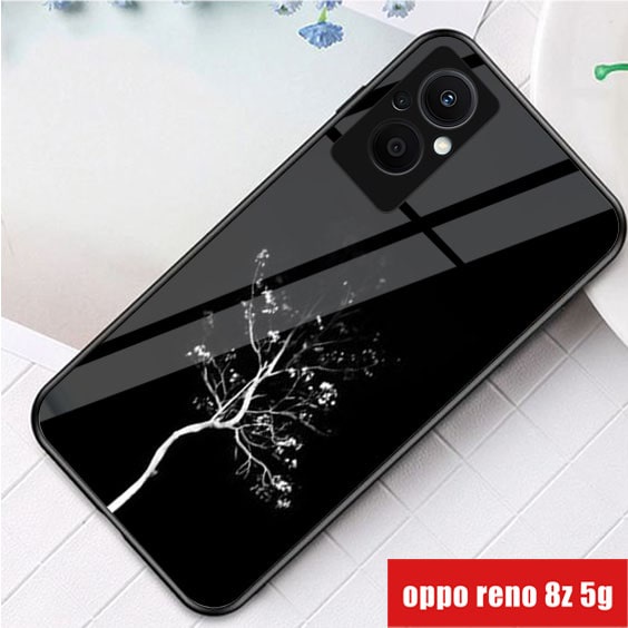 (S56) SofAtcase Kaca OPPO RENO 8z 5G- casing handphone Terbaru - OPPO RENO 8z 5G - pelindung handphone - OPPO RENO 8z 5G