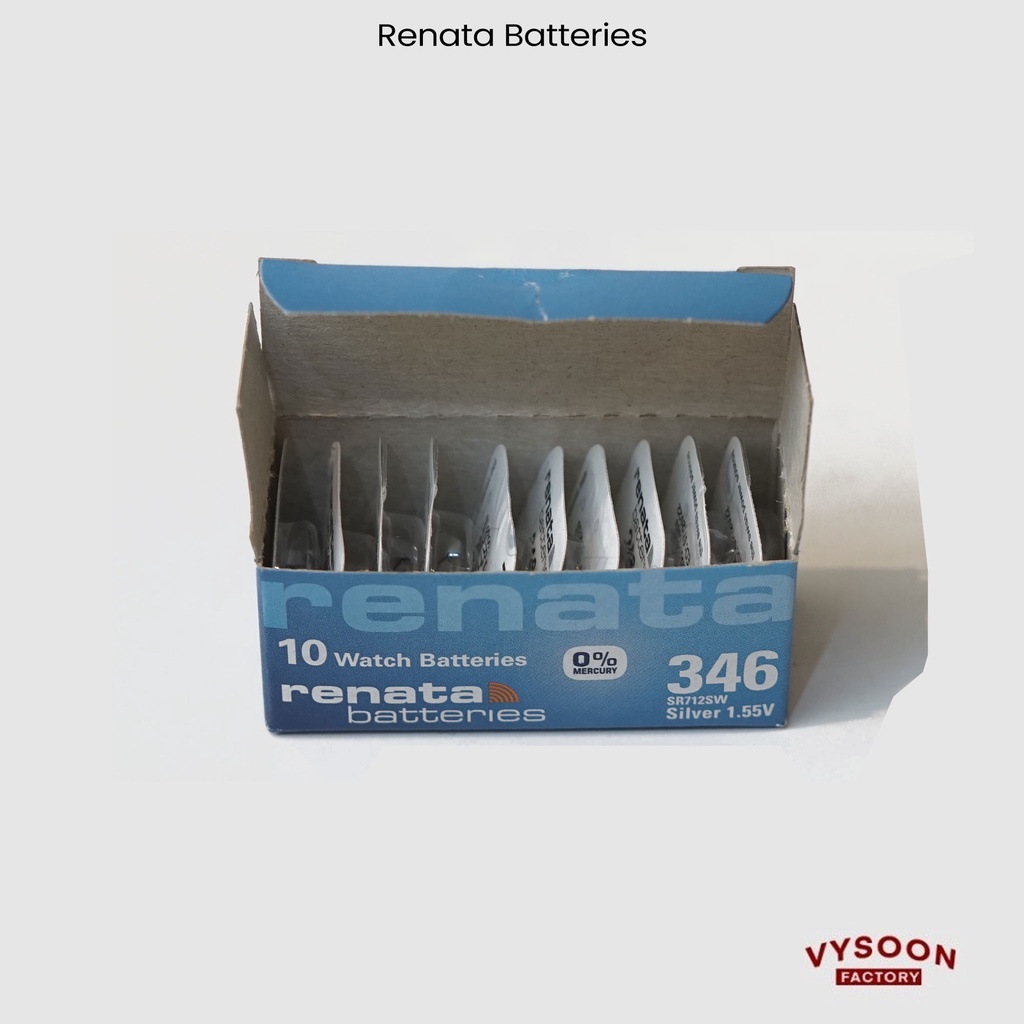 Original Baterai Renata 346 Battery Batre SR712SW SR 712 SW SR712 Ori