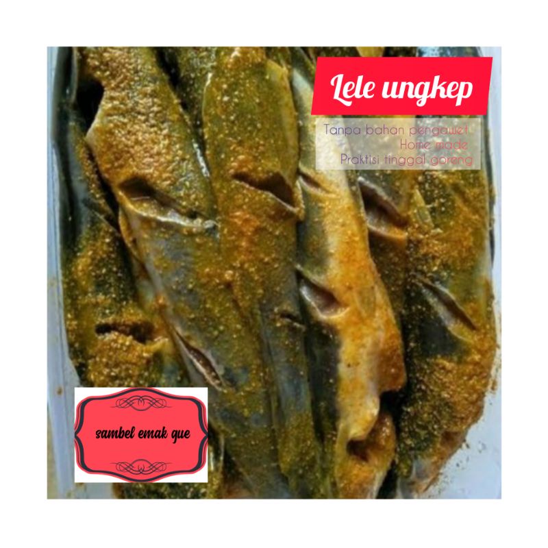 

lele ungkep, isi 5 ekor