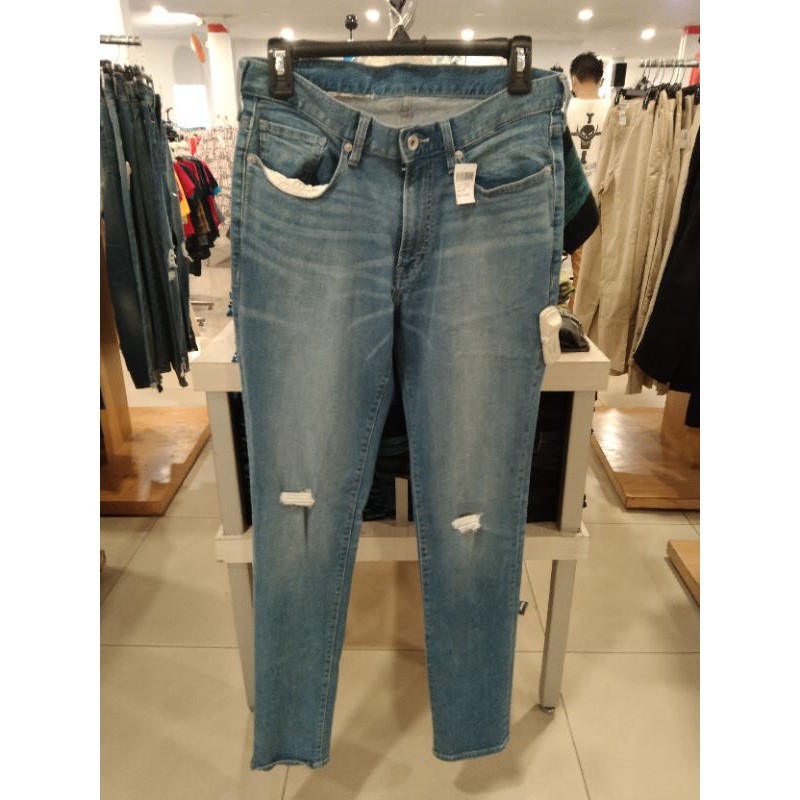Celana jeans GU Uniqlo pria style jepang kode 125 GU