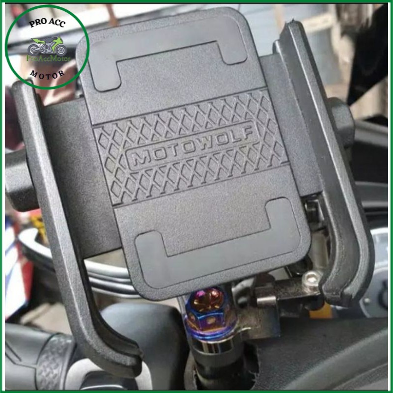 holder HP PHONE GPS motowolf NMAX AEROX XMAX LEXI VARIO BEAT FREEGO ADV150 PCX (COD)