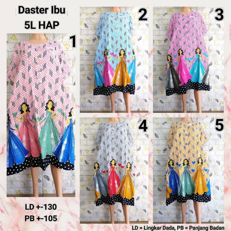 DASTER IBU 5L HAP DASTER MODERN RAYON ADEM BIGSIZE BU TEJO CNDRL