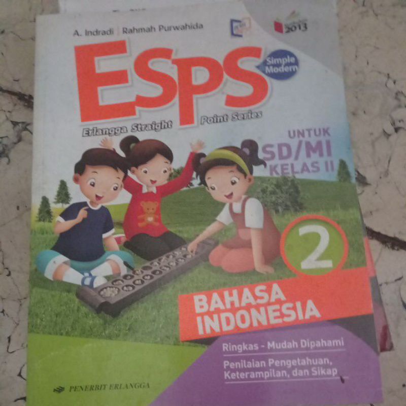 Buku Esps Bahasa Indonesia 2 sd revisi