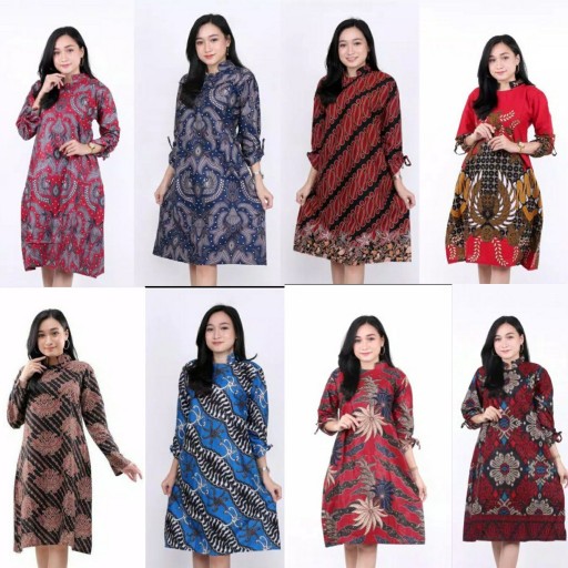 New Produk Tunik Ready  Atasan Batik Dolbi Dobby