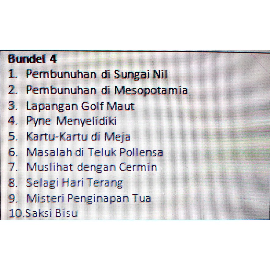 AGATHA CHRISTIE - bundel bundle 4 - ECERAN