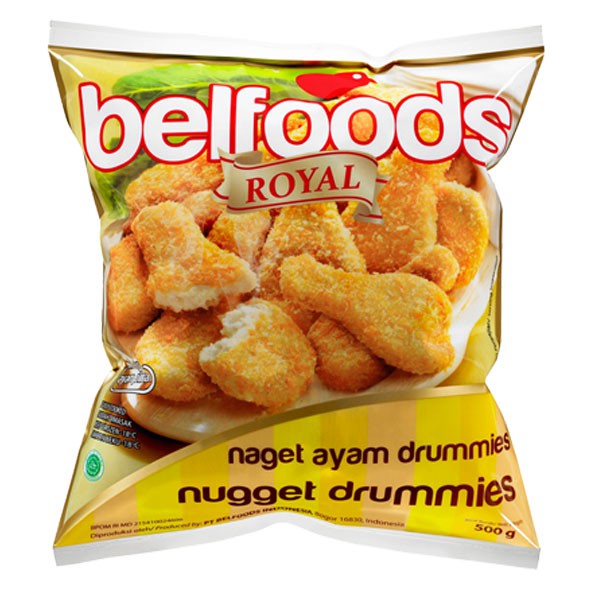 

BELFOODS ROYAL NUGGET DRUMMIES 500 GR