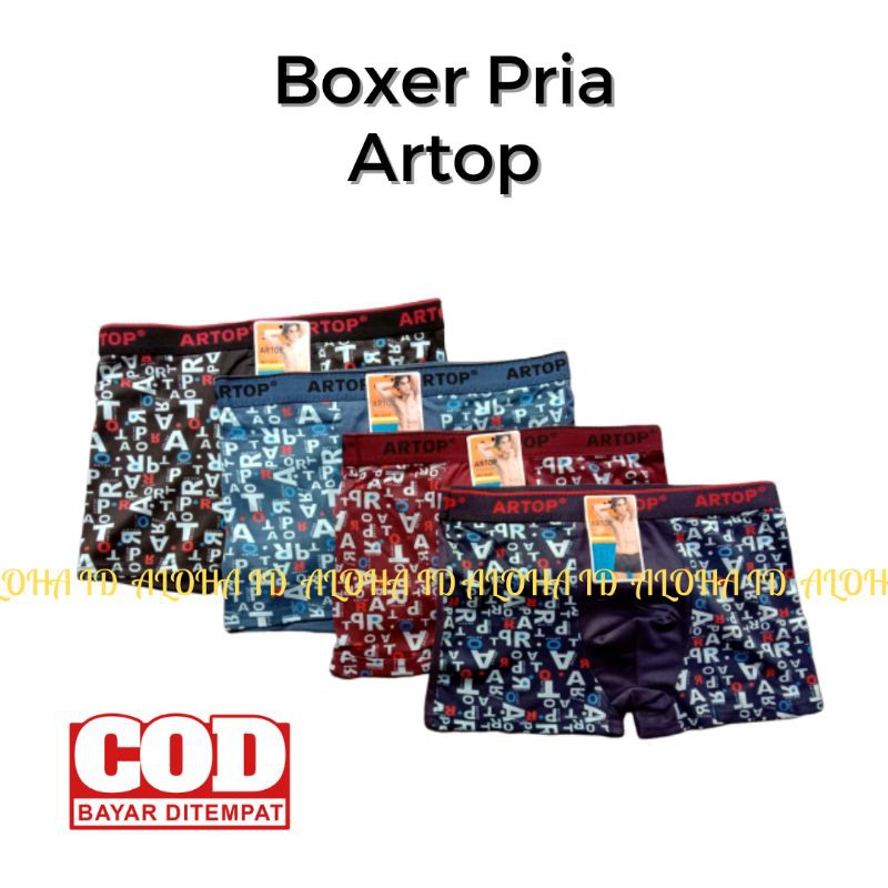 Boxer Pria Dewasa ARTOP MOTIF Sport [CD / Celana Dalam Boxer]