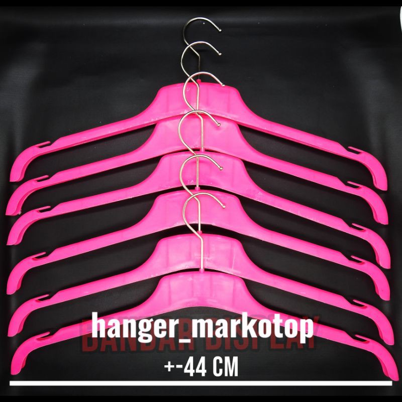 gantungan baju distro 282 Warna Pink 1 lusin ( isi 12 pcs )