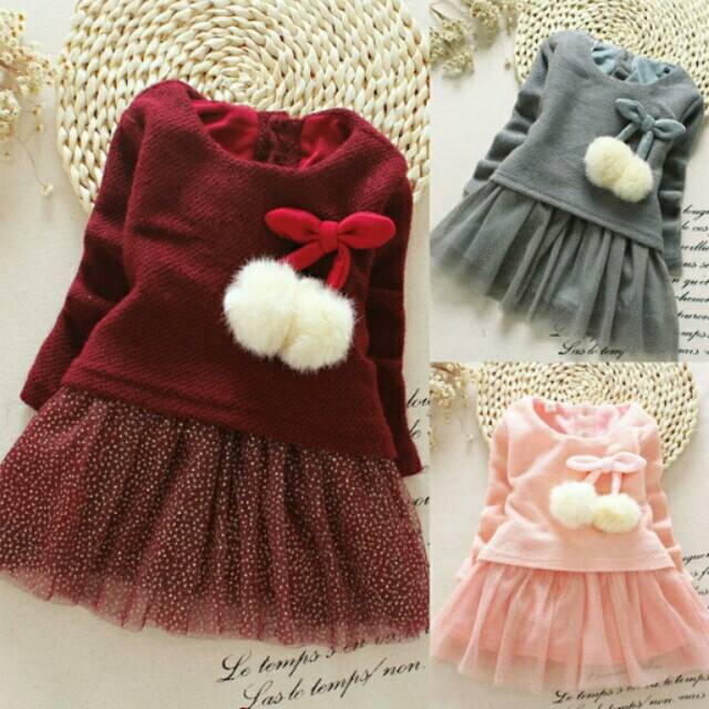  Rok  tutu tile  dua bola rok  tutu dress bayi baju anak  rok  