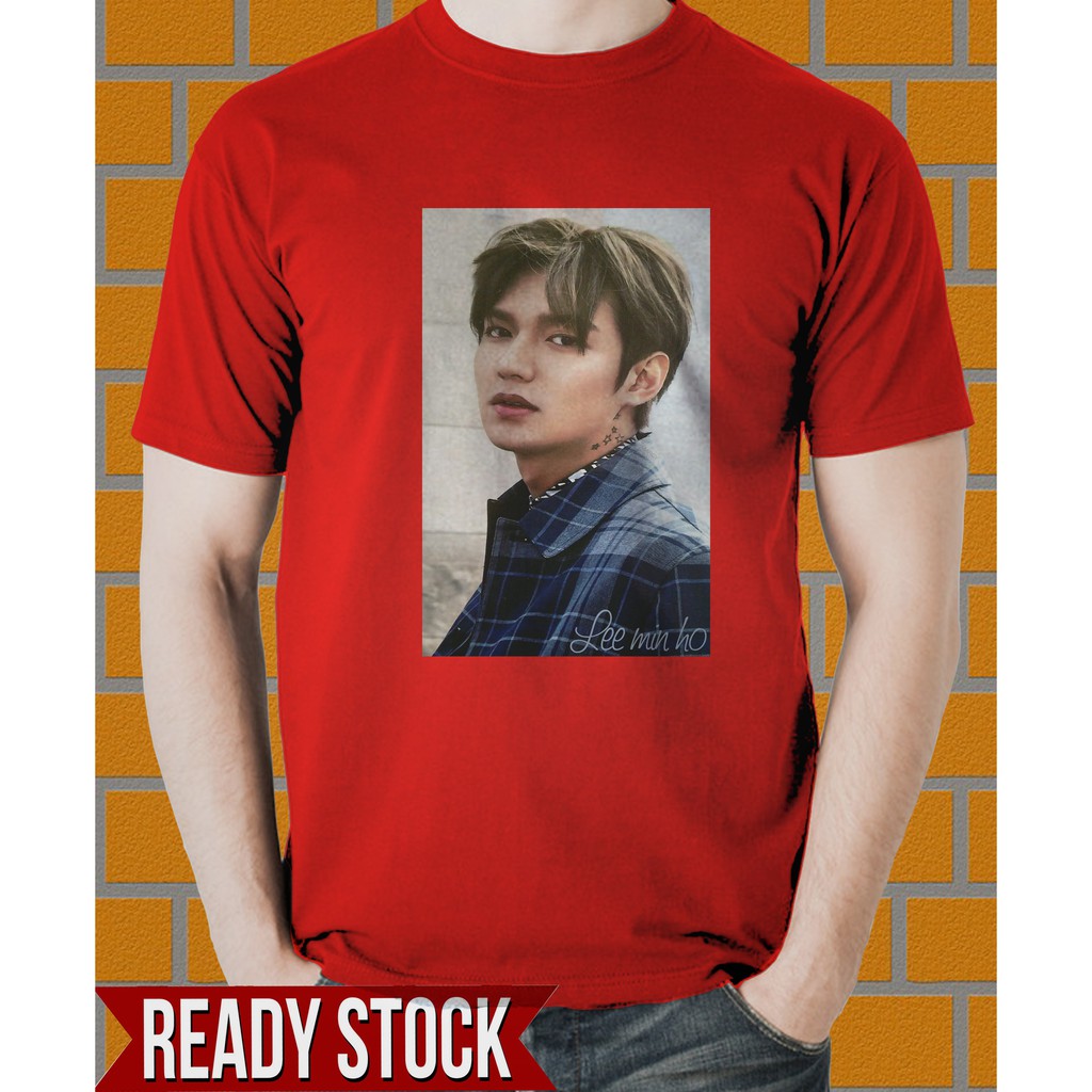 Kaos KPop Star Lee Min Ho Tshirts musik LMH10