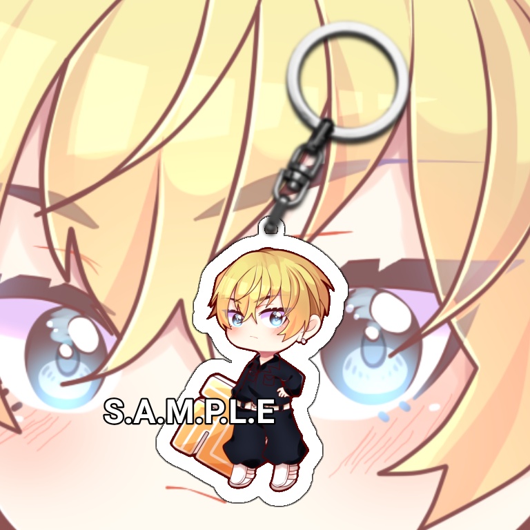 Keychain Anime Tokyo Revengers Chifuyu | Gantungan Kunci Anime Tokyo Revengers Chifuyu