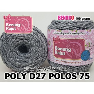 PD27P75 I POLY D27 POLOS 75 ABU TWIST | Shopee Indonesia