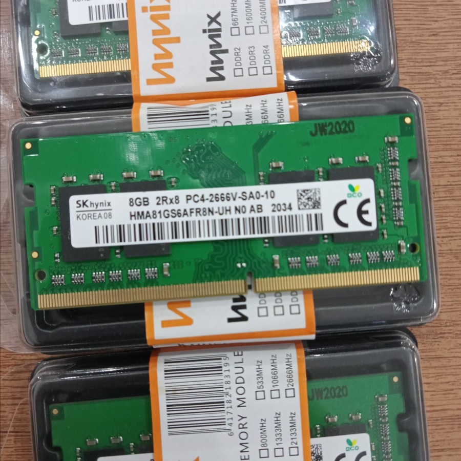 MEMORI RAM LAPTOP SODIMM HYNIX DDR4 8GB PC2666