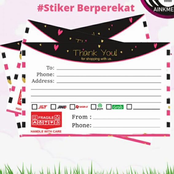 

Stiker Pengiriman Label Berperekat