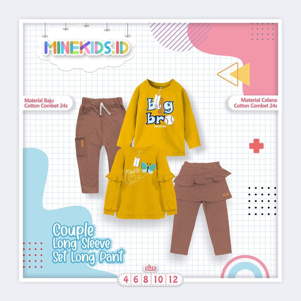 Set Couple LS Minekids