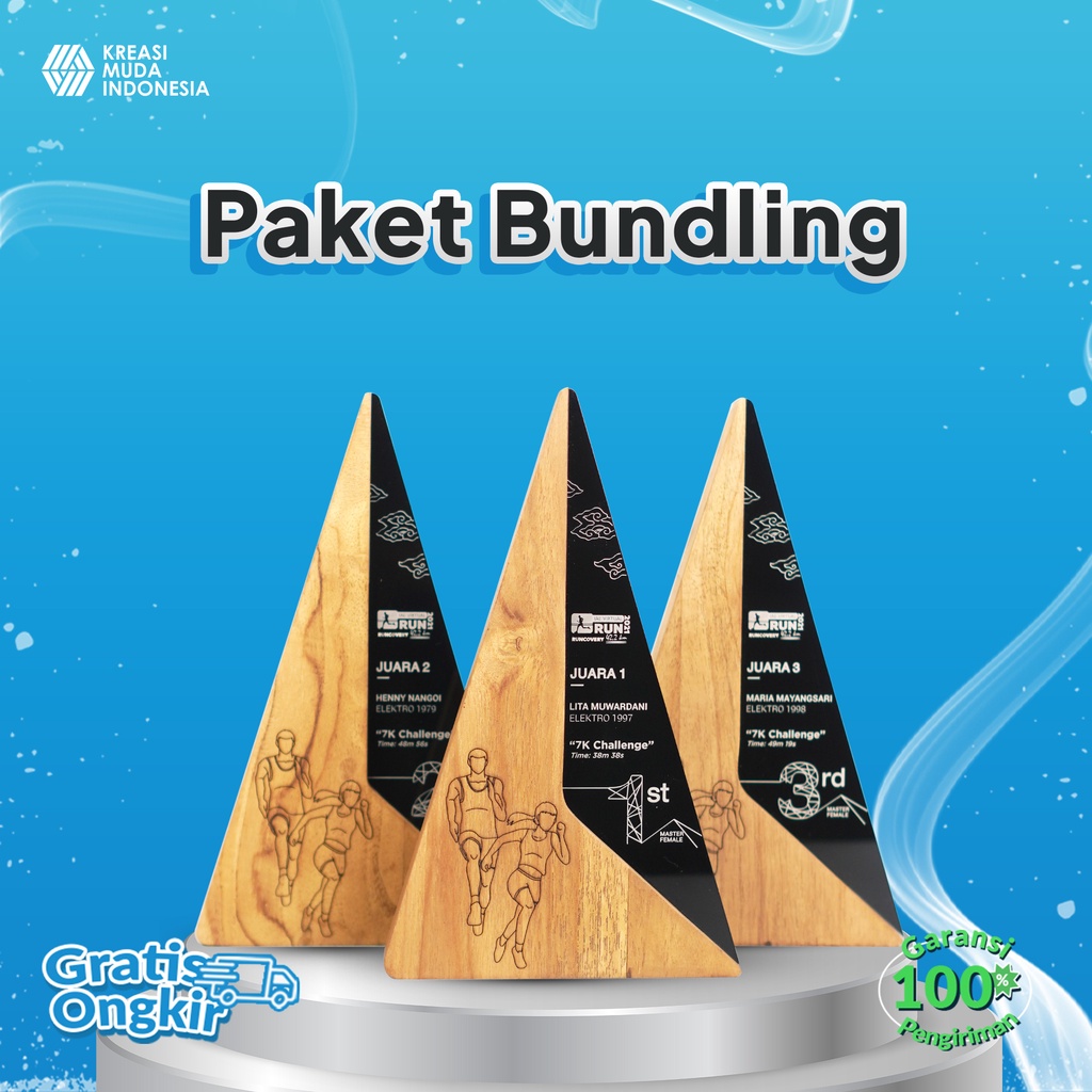 Jual Paket Bundling Set Trophy Piala Bola Piala Lomba Piala