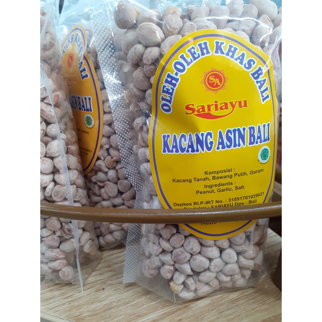 KACANG ASIN SARIAYU ASLI KHAS BALI ENAK GURIH 250GR FREE BUBBLE WRAP