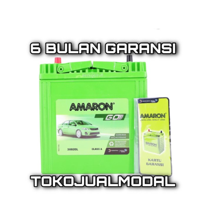 AKI MOBIL HONDA MOBILIO NS40ZL / 38B20L AMARON GO