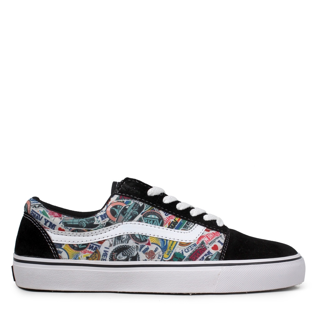 ( GRATIS ONGKIR ) SEPATU VANS OLDSKOOL PRIA WANITA  PREMIUM MODEL MOTIF SNEAKERS OLDSCHOOL PRIA WANITA