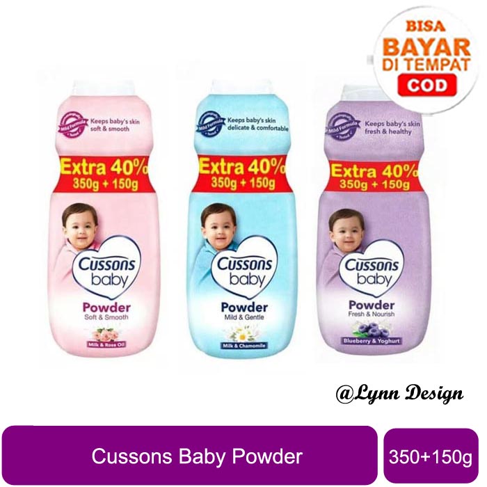 [350+150GR] [BPOM] Cussons Baby Powder 350 Gram | Bedak Bayi_Cerianti