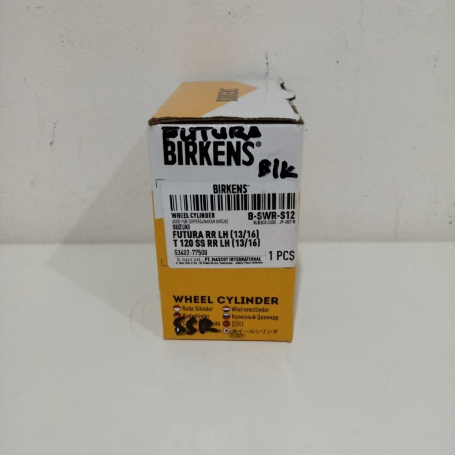 Wheel Cylinder Nepel Belakang Kiri Suzuki Futura T120SS B-SWR-S12 Birkens